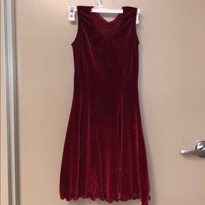 Red Sparkling Cocktail Dress
